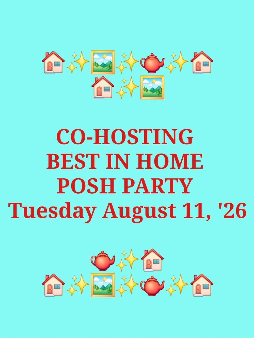 Co-hosting "BEST IN HOME" Posh Party! 🏡